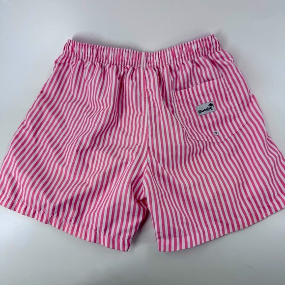 Boardies Apparel Pink Striped Swim Trunks - Picture 3 of 11